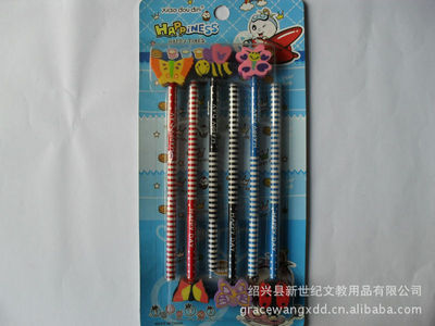 【【專業(yè)廠商直銷】小豆丁6支裝蝴蝶飛飛橡皮鉛筆套裝 高級禮盒】價格,廠家,圖片,文具套裝,紹興縣新世紀文教用品-